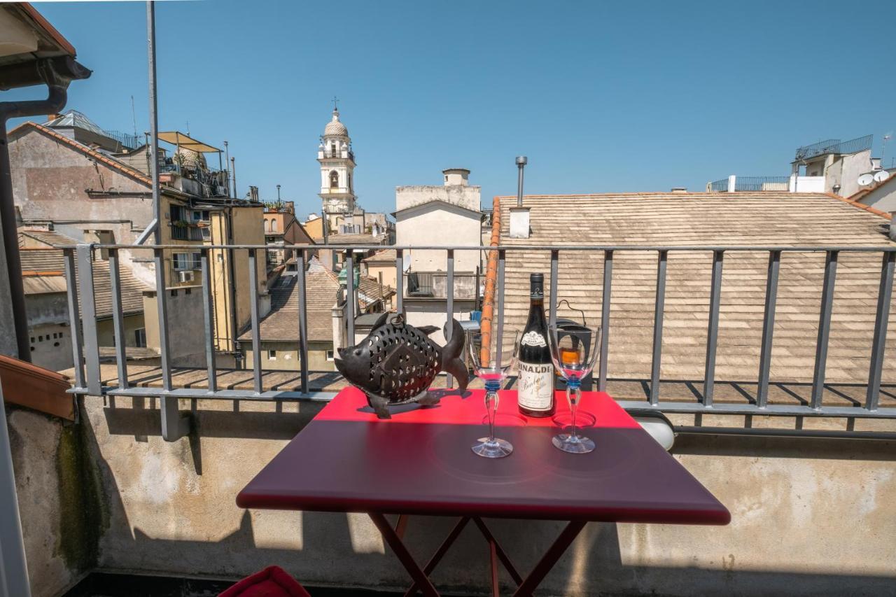 Bed and Breakfast Attico Palazzo Giustiniani Génova Exterior foto